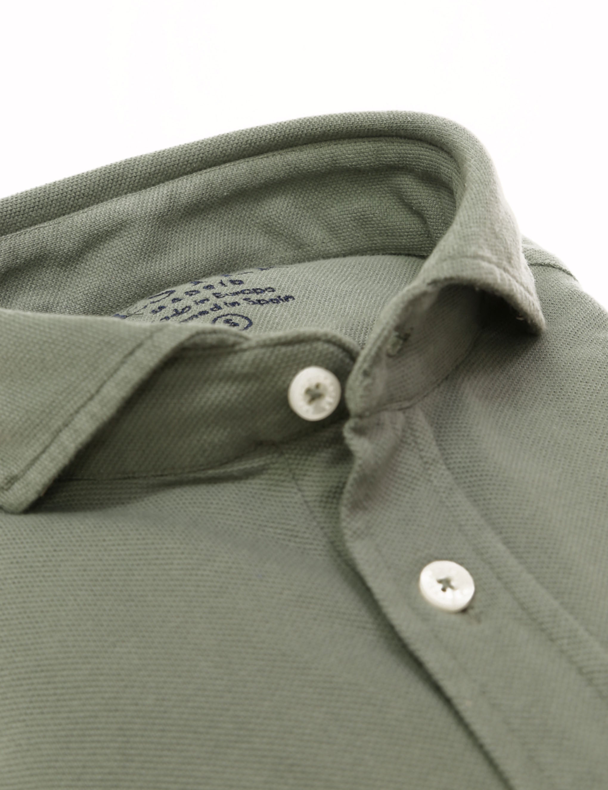 Camisa pique malla Kaki