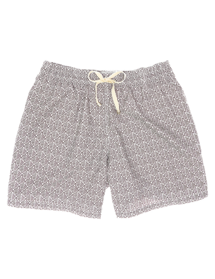 Traje de baño geometrico Gris