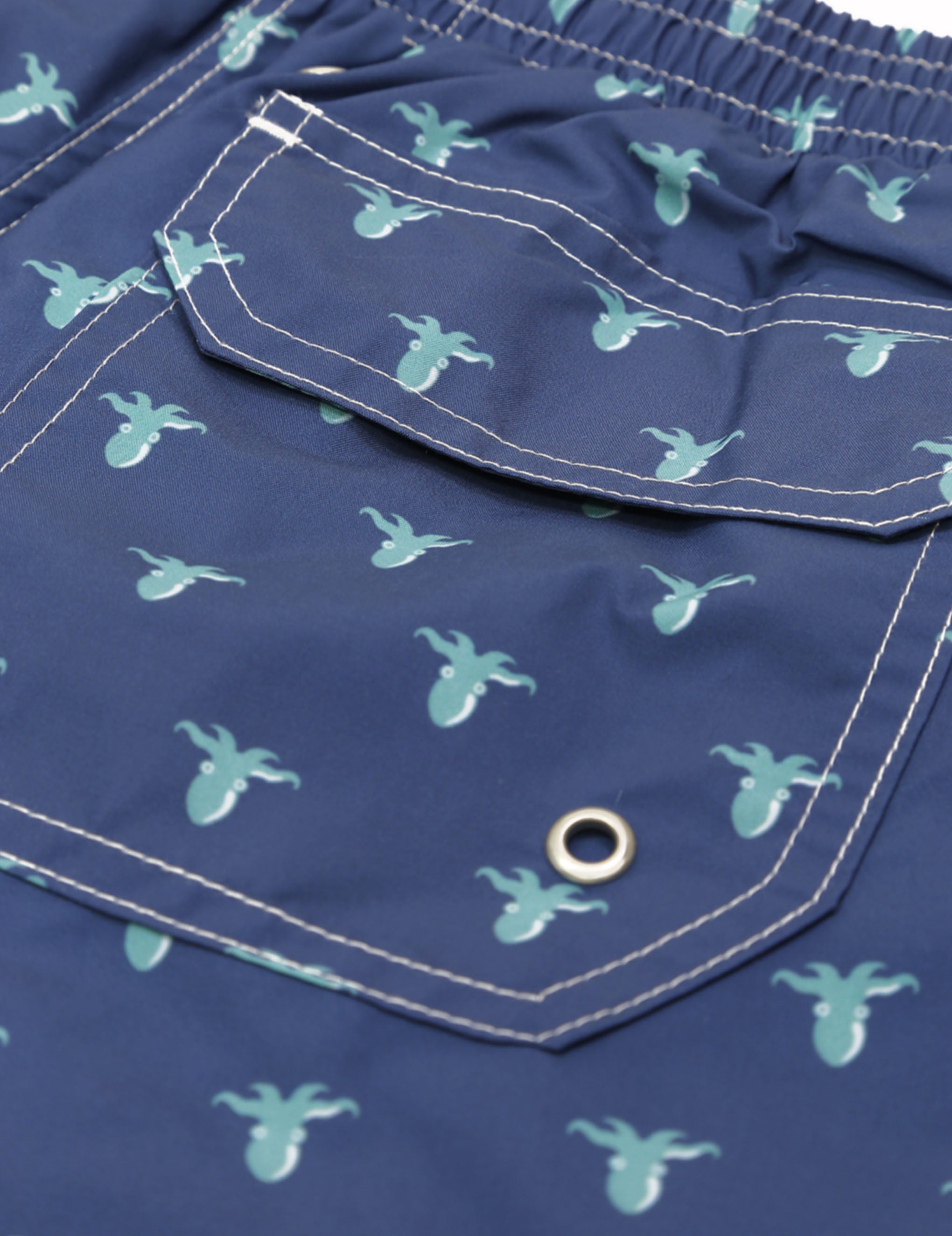 Traje de baño pulpos Azul/verde