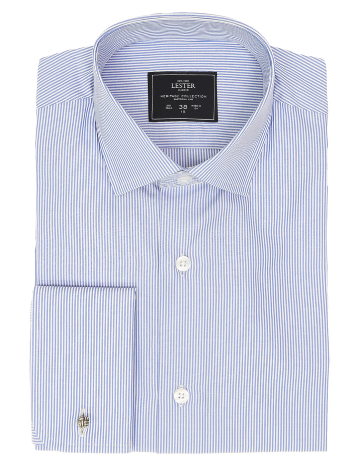 Camisa vestir raya media p.d Azul