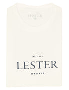 Camiseta lavada lester Blanco