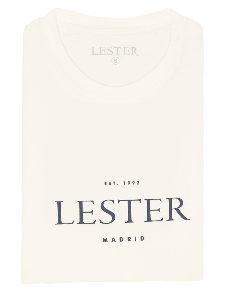 Camiseta lavada lester Blanco