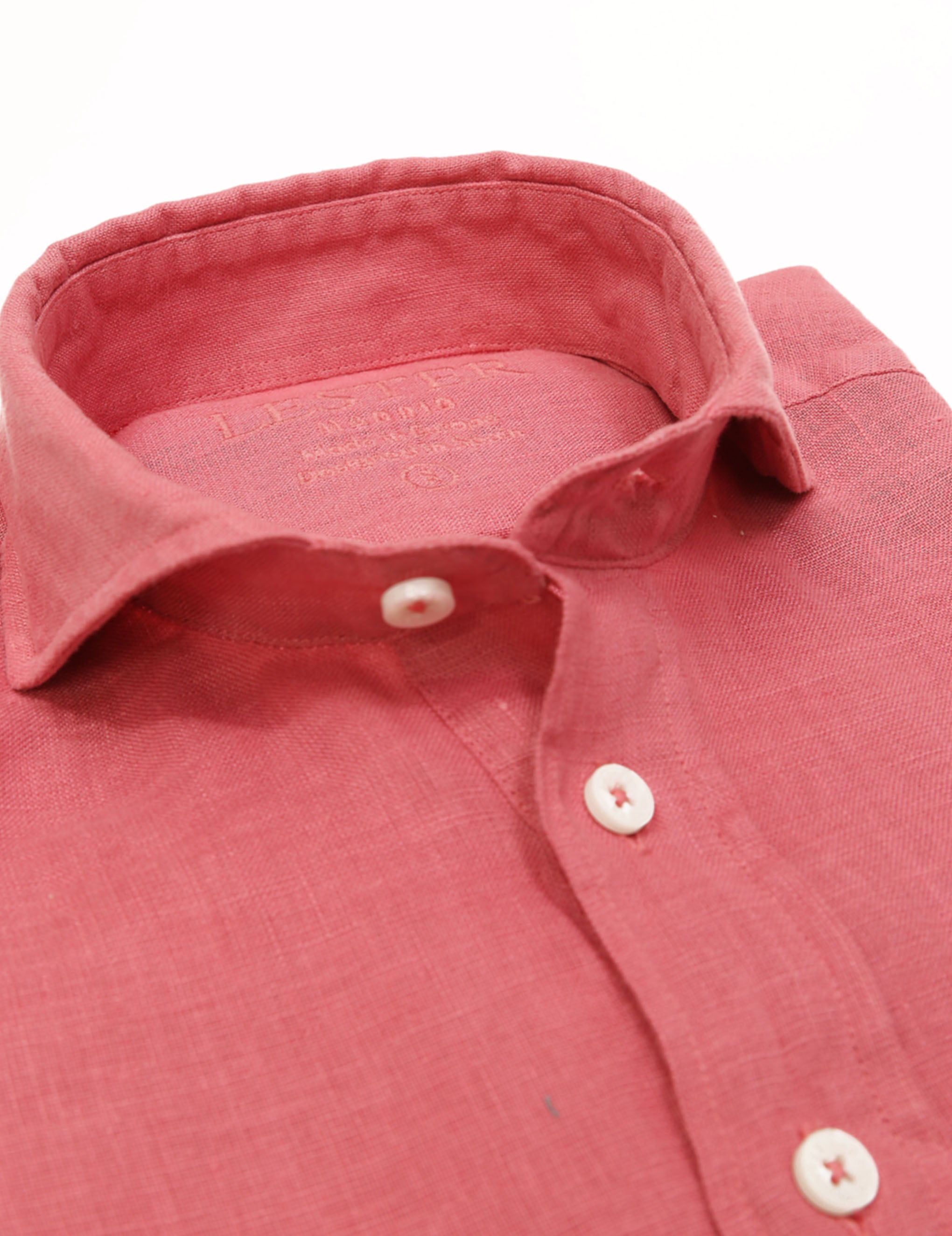 Polera lino Fresa