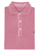 Polo pique manga larga Rosa