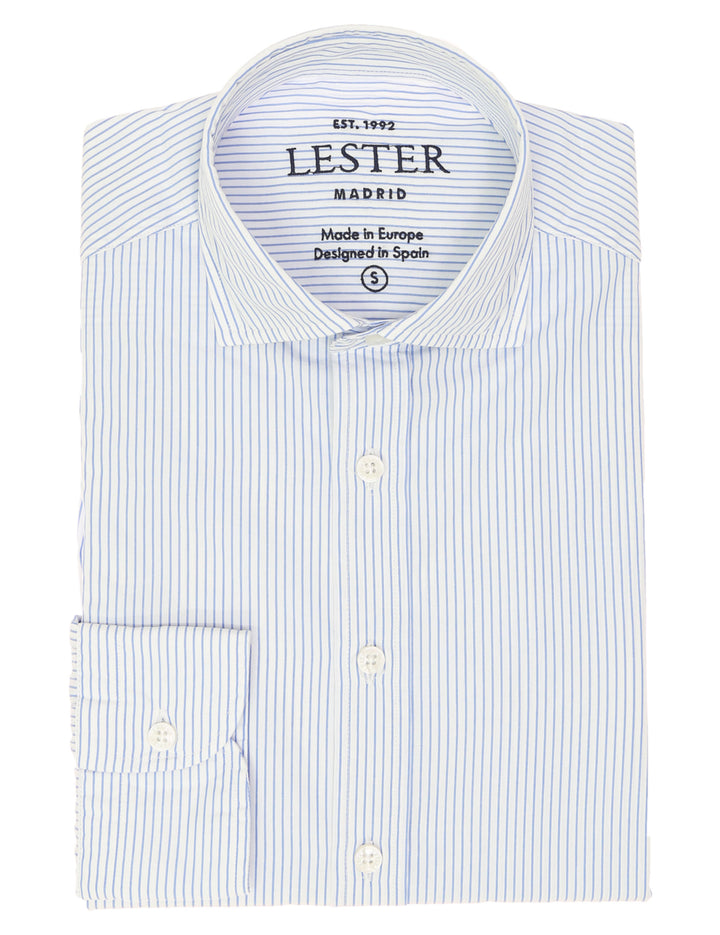 Camisa sport raya ancha Azul