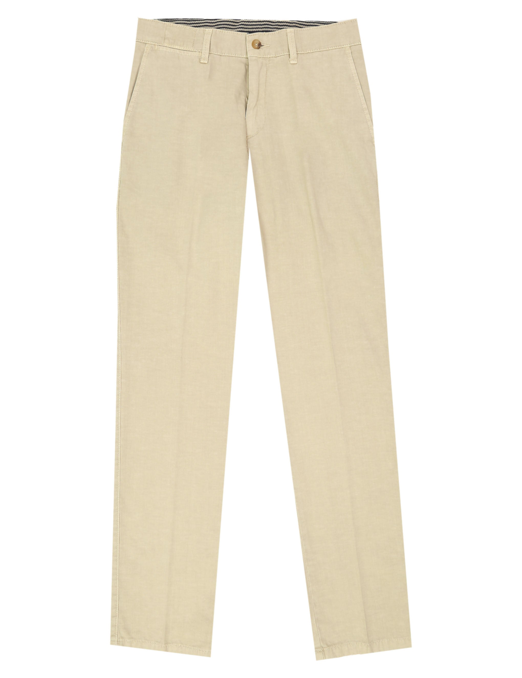 Pantalón lino algodón Beige