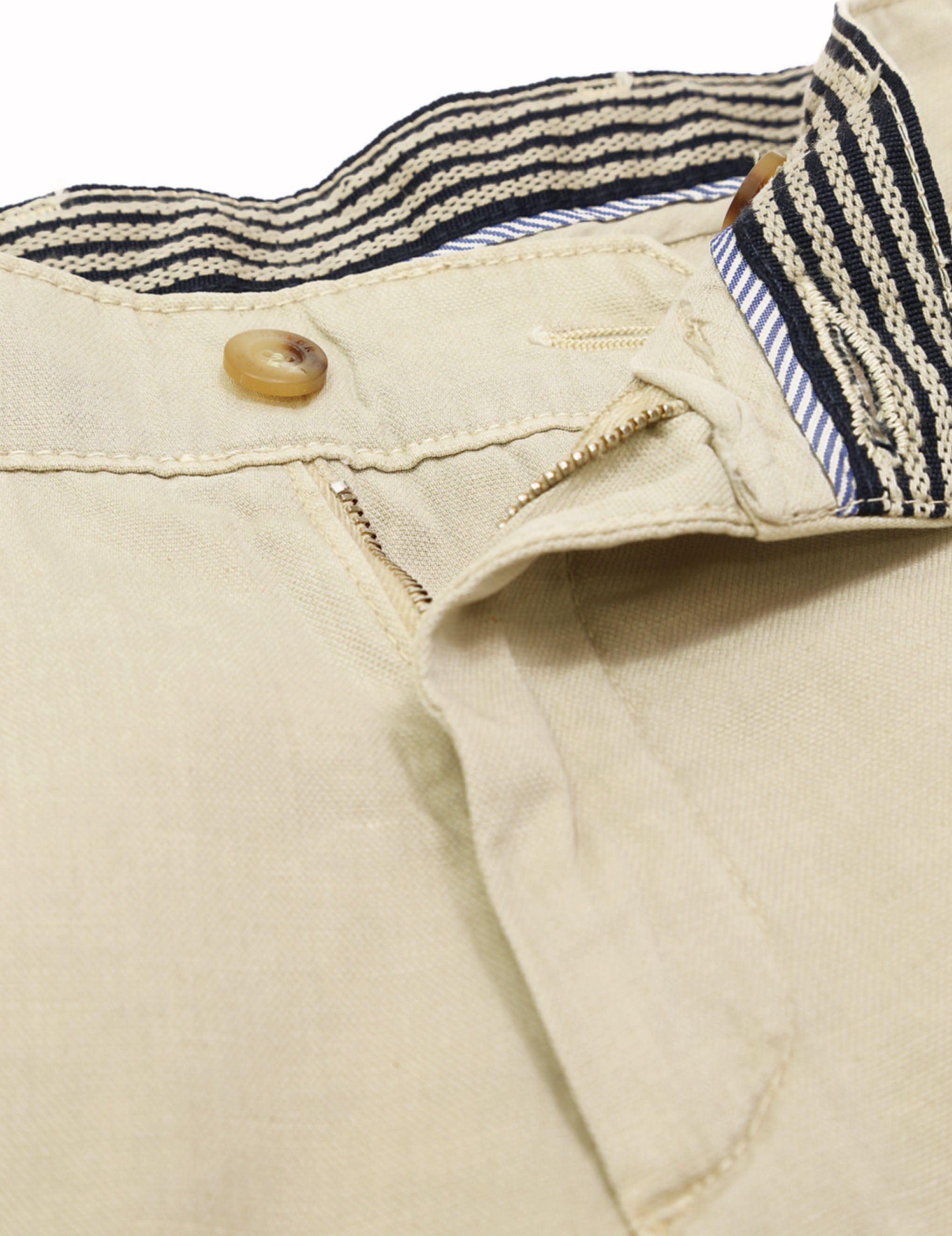 Pantalón lino algodón Beige