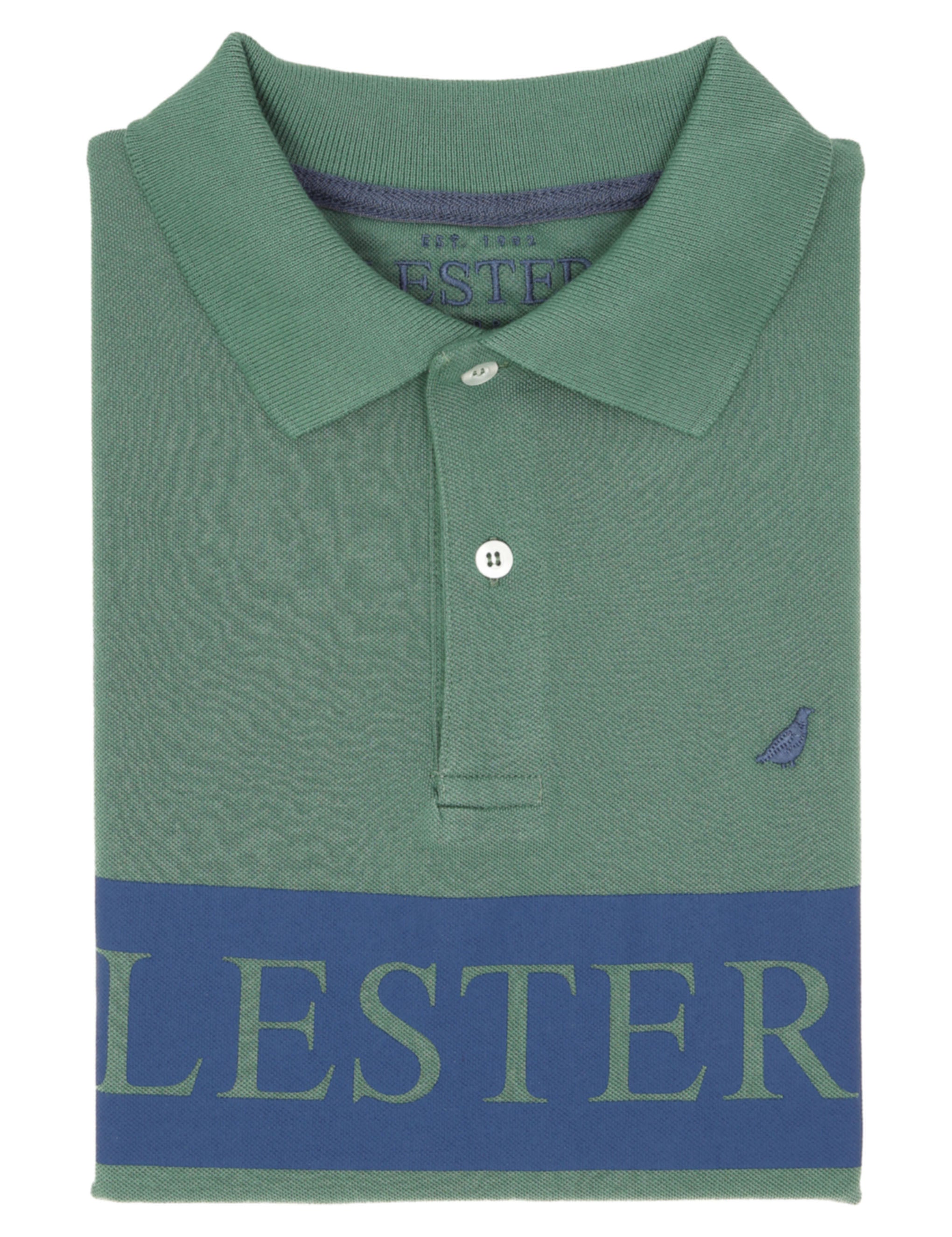 Polo franja lester Verde oscuro