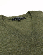 Jersey lana pico Verde claro