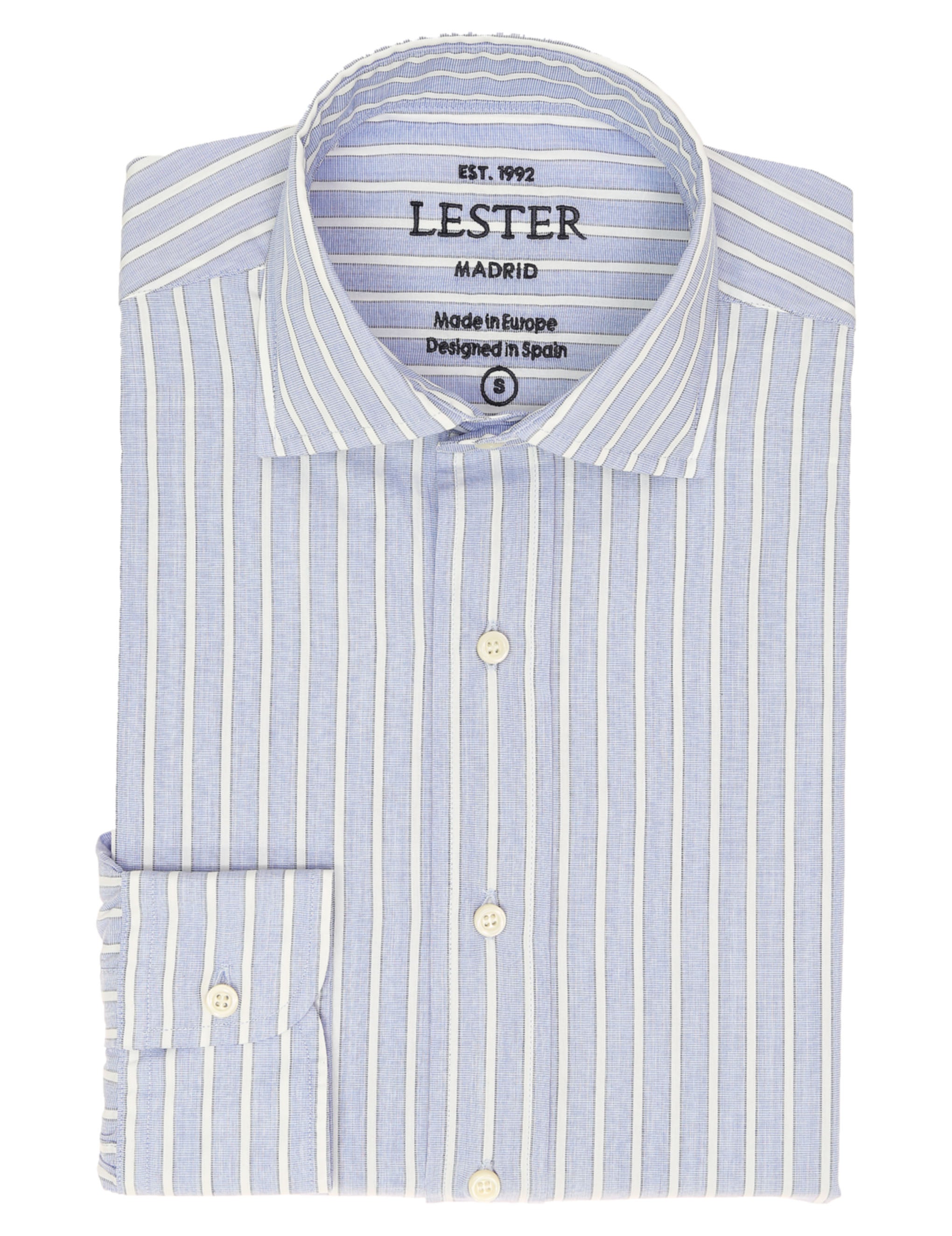 Camisa sport raya borde Azul/azul