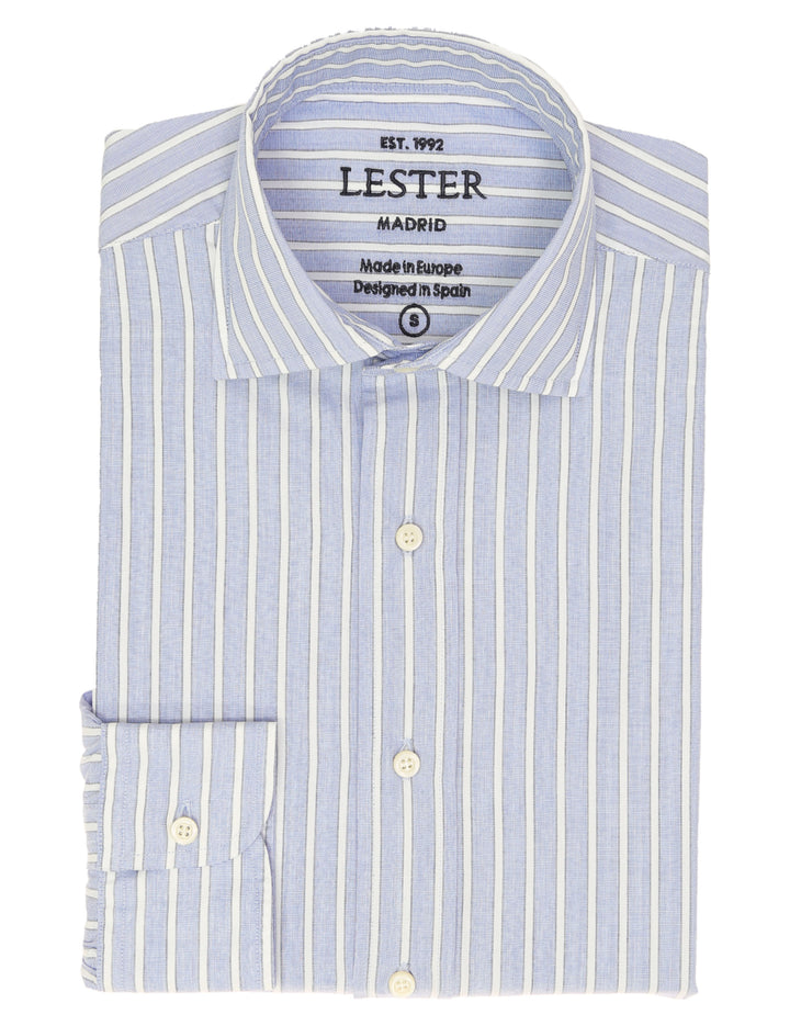 Camisa sport raya borde Azul/azul