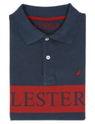 Polo franja lester Azul oscuro