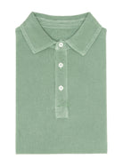 Polo pique lavado Verde claro