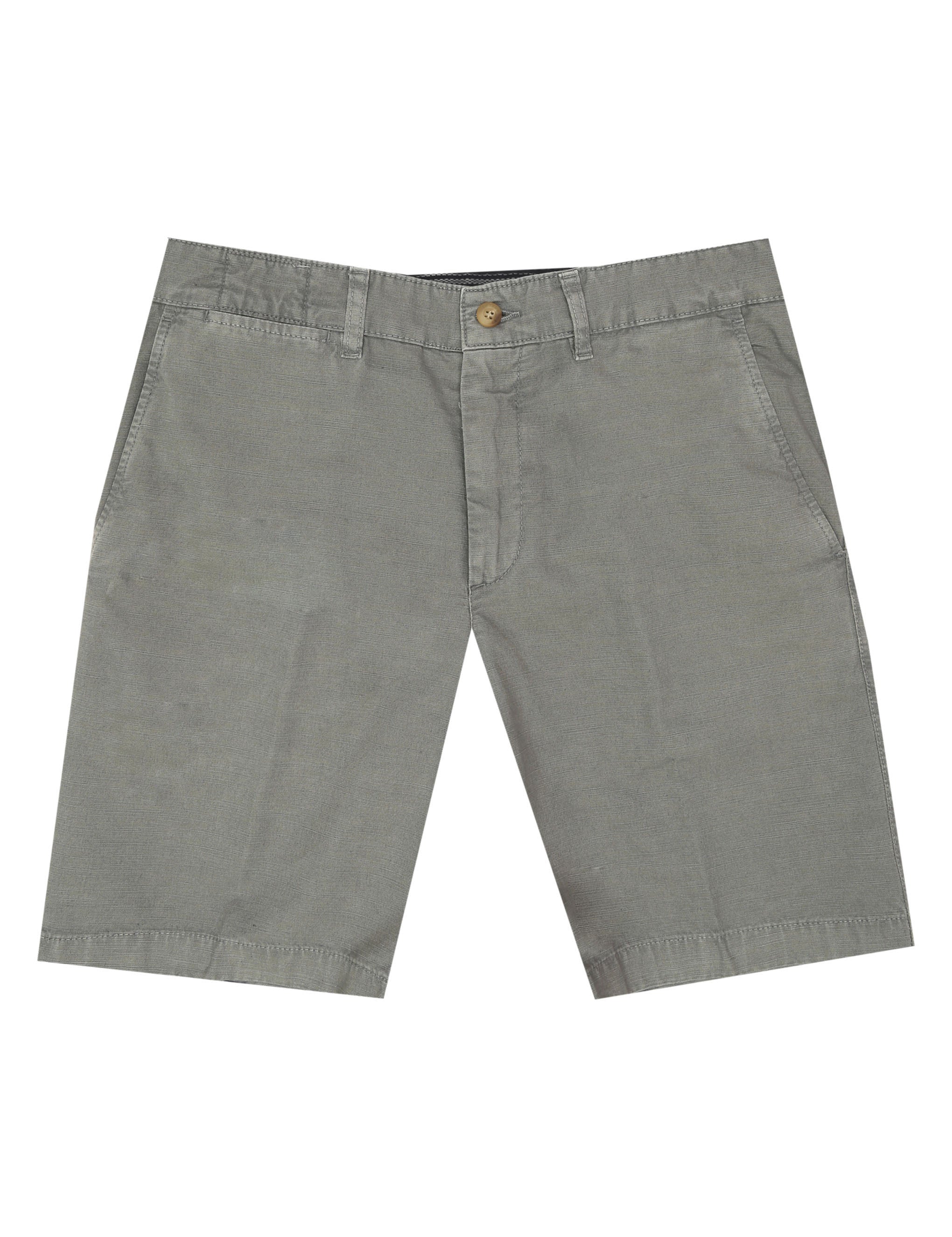 Bermuda lino algodón Gris