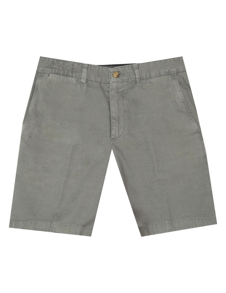 Bermuda lino algodón Gris