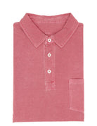Polo jersey lavado Fresa