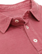 Polo jersey lavado Fresa