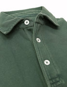Polo pique manga larga Verde oscuro