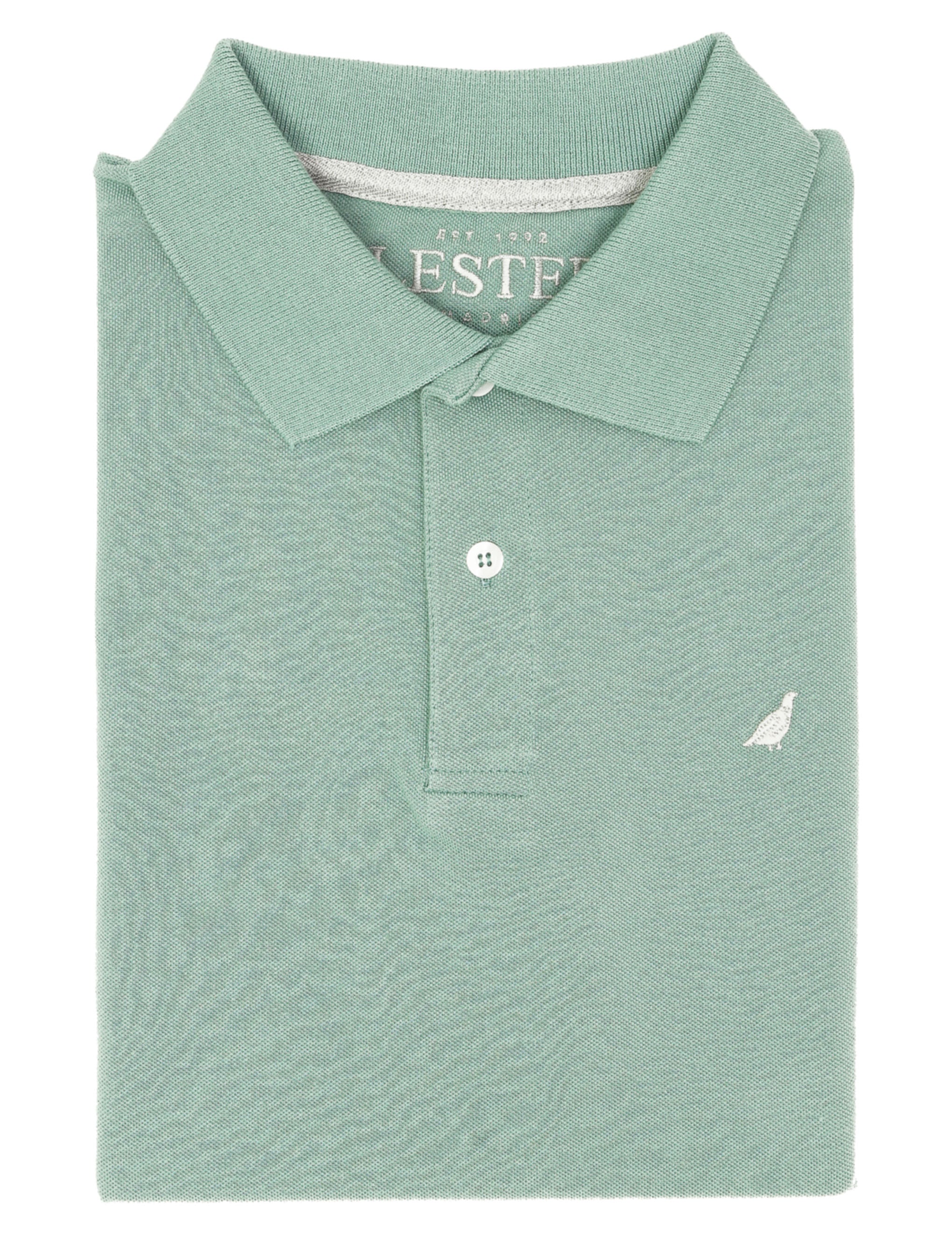 Polo pique manga corta Verde claro