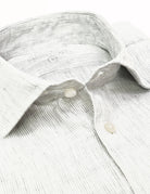 Camisa sport lino mil rayas Gris