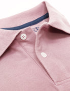 Polo pique manga corta Rosa