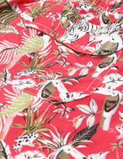 Traje de baño cebras tucanes Rojo