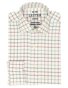 Camisa sport viela cuadro grande Azul/burdeos
