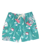 Traje de baño rayas corales Verde