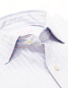 Camisa sport oxford raya Azul/rosa