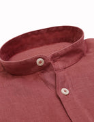 Camisa mao lino lisa lavada Fresa