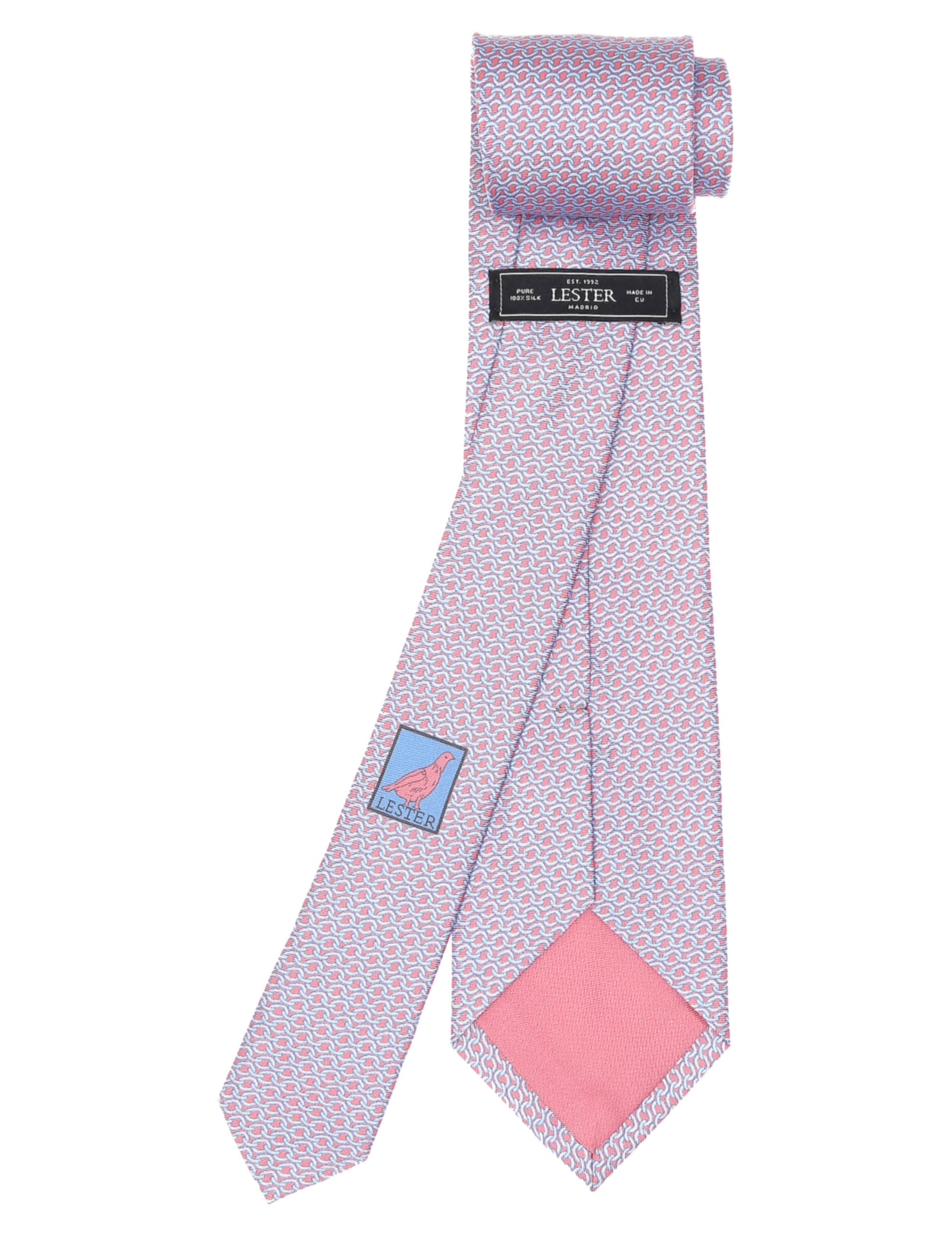 Corbata cadenas Rojo/azul