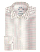 Camisa sport viela cuadro pequeño Azul/burdeos