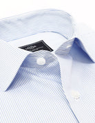 Camisa vestir raya media Azul