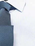 Camisa vestir raya media Azul