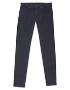 Pantalón 5 bolsillos satén Azul