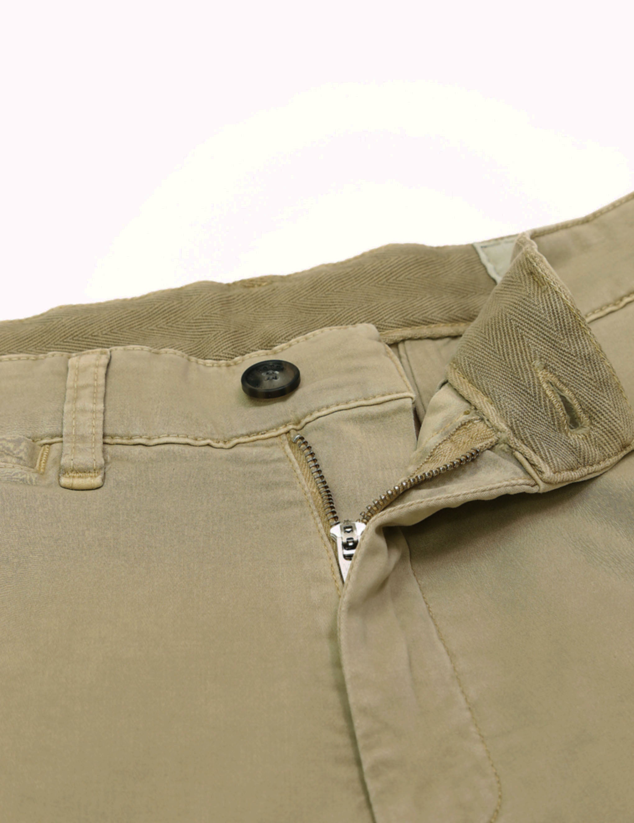 Pantalón  satén lavado Beige