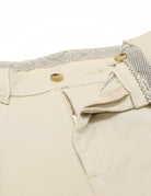 Pantalón gabardina elastan c/p Hielo