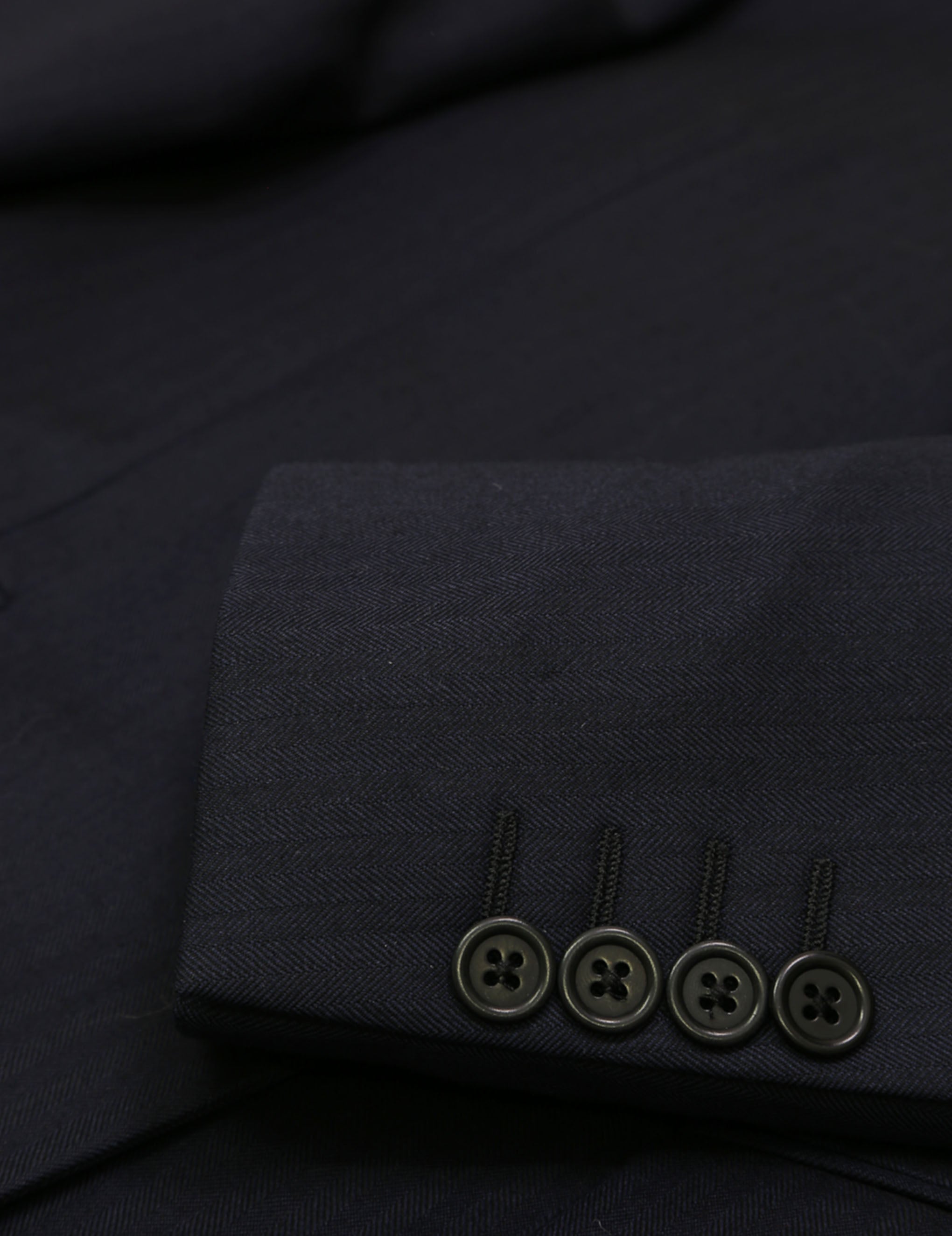 Traje hombre espiga Azul oscuro