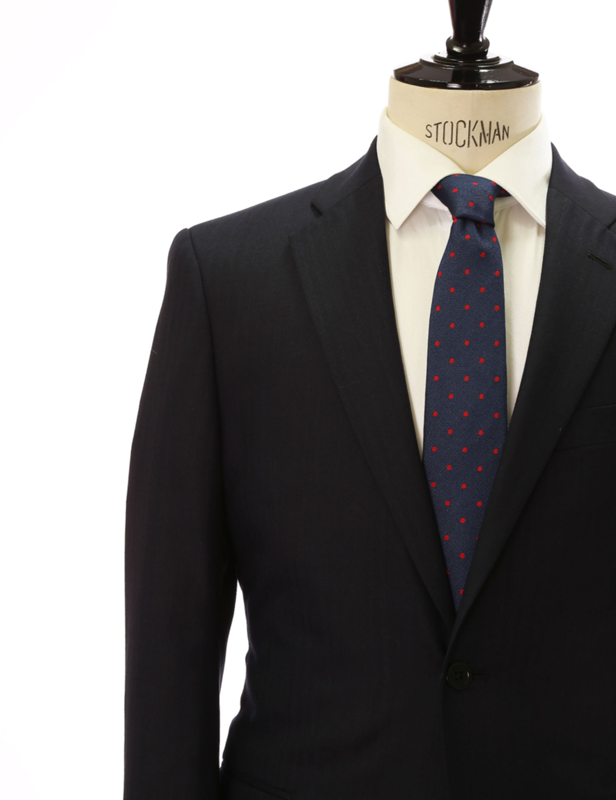 Traje hombre espiga Azul oscuro