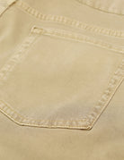 Pantalón 5 bolsillos satén Beige