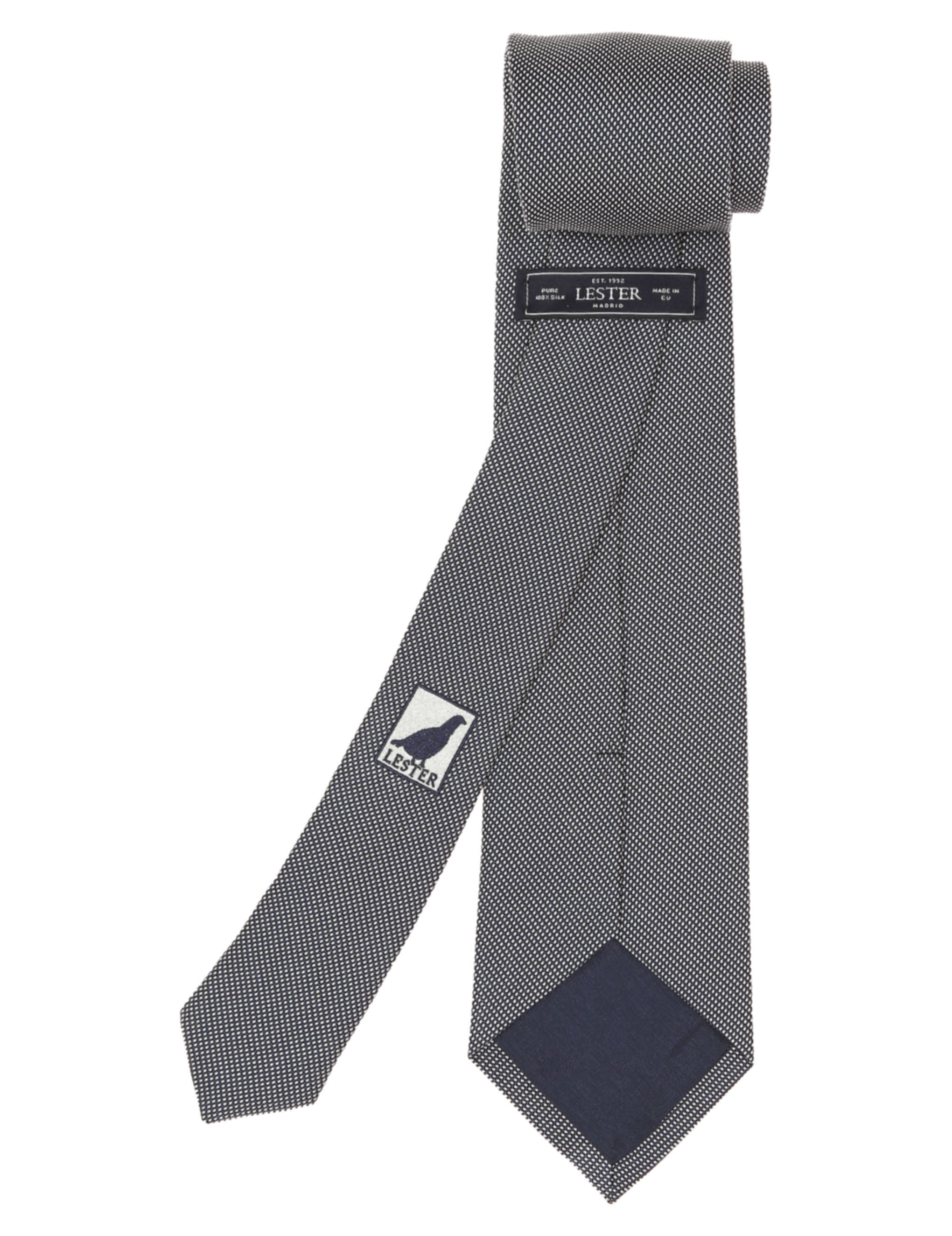 Corbata microunito Azul/blanco