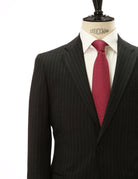 Traje hombre raya diplotamica Gris