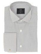 Camisa vestir raya media oxford Azul
