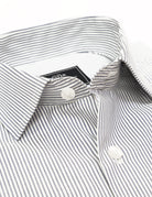Camisa vestir raya media oxford Azul
