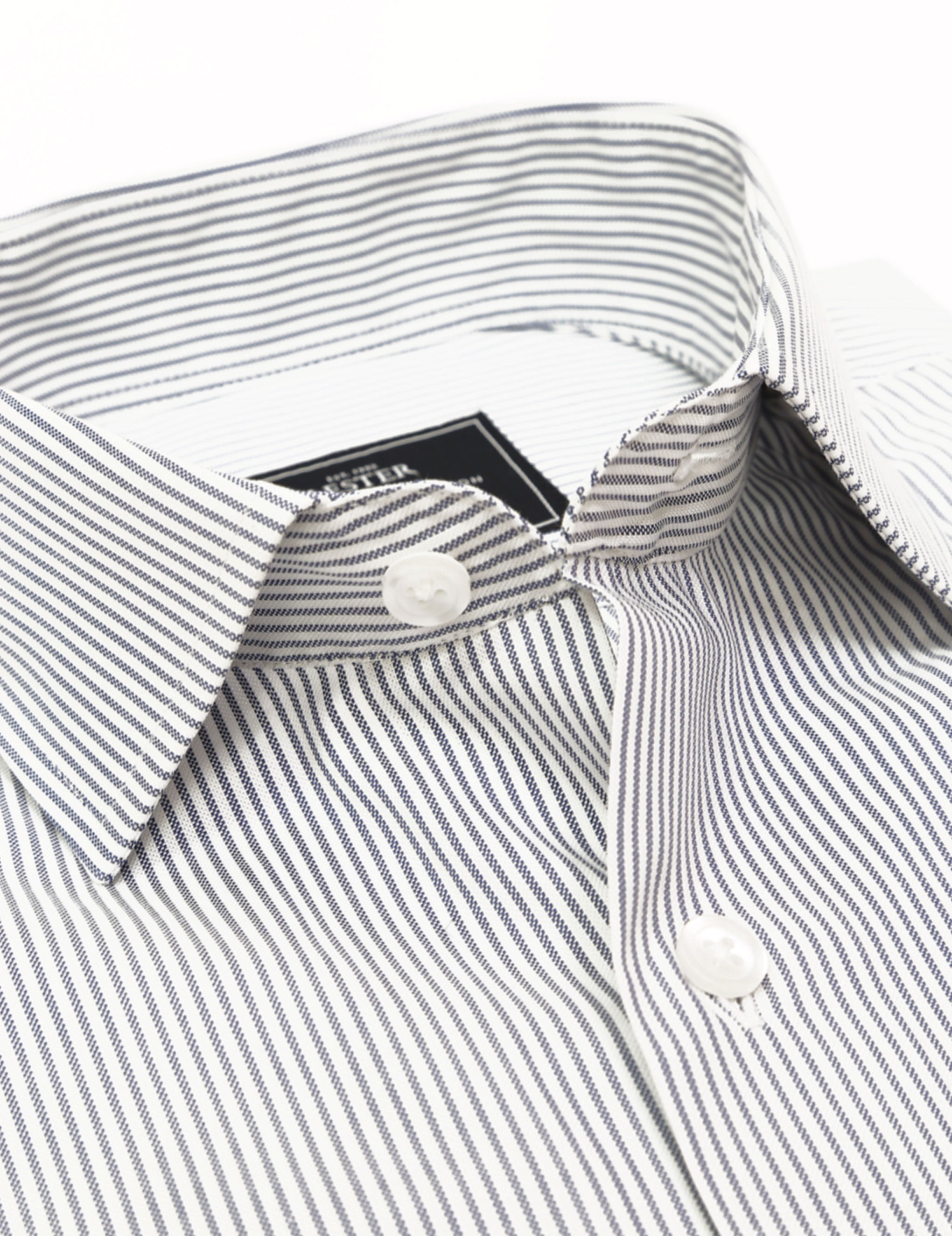Camisa vestir raya media oxford Azul