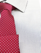 Camisa vestir raya media oxford Azul