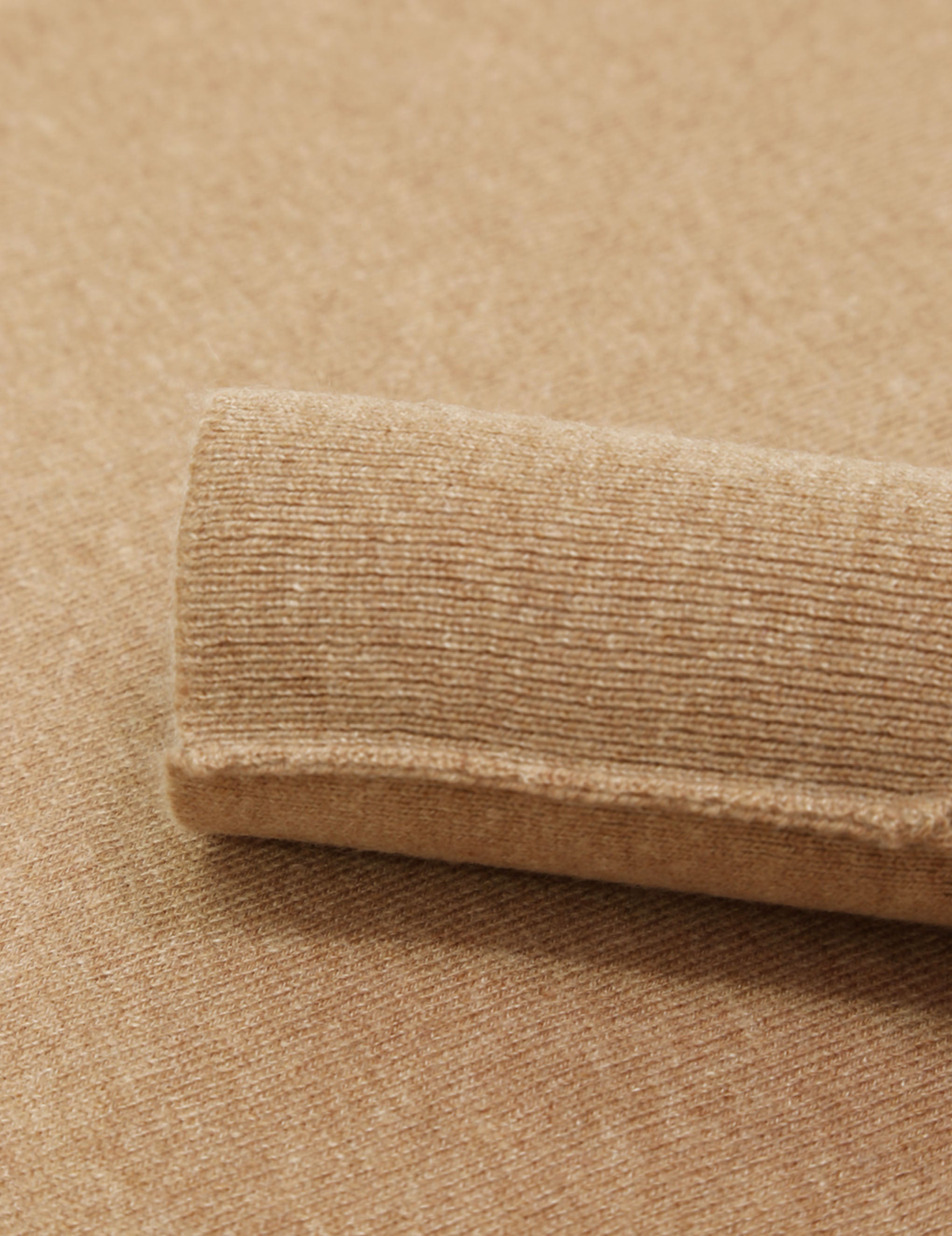 Jersey cashmere pico Beige