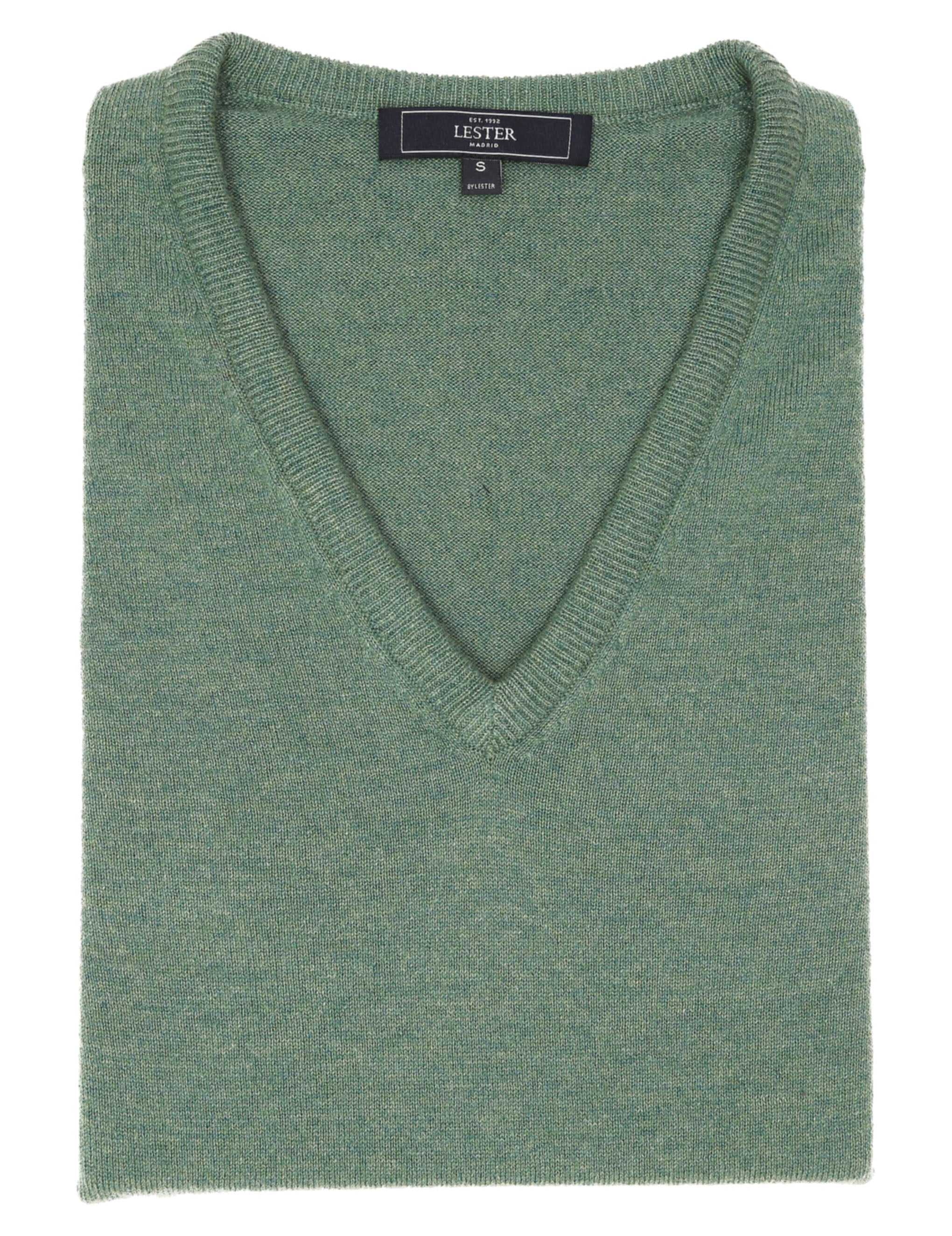 Jersey cashmere pico Verde