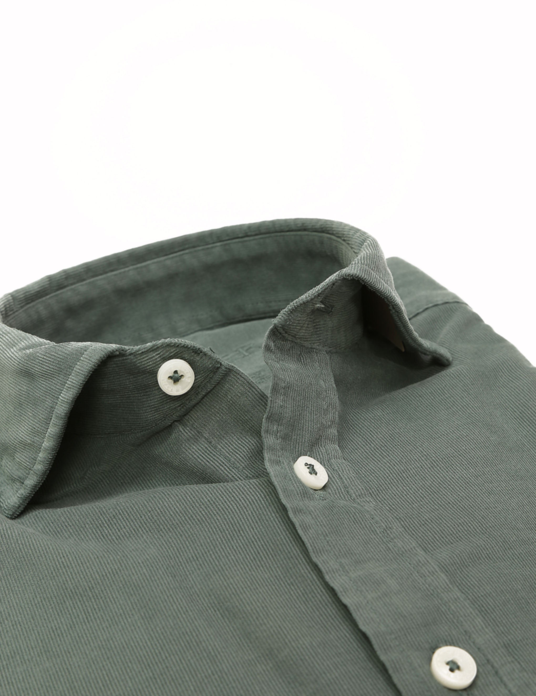 Camisa micropana tintada Kaki