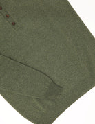 Jersey botones lana Verde